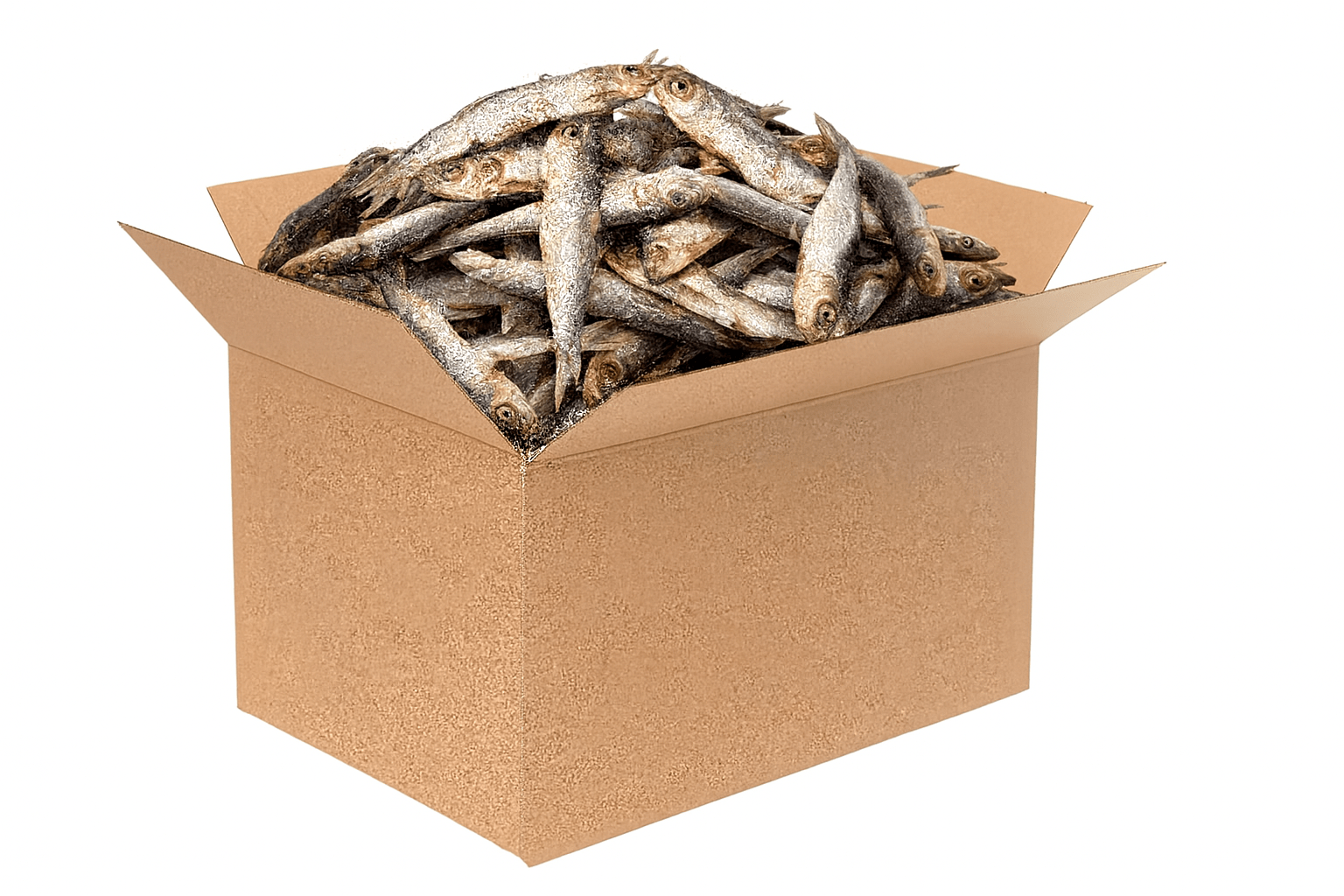 Bulk Dehydrated Sardines 2 lbs - Totally Raw