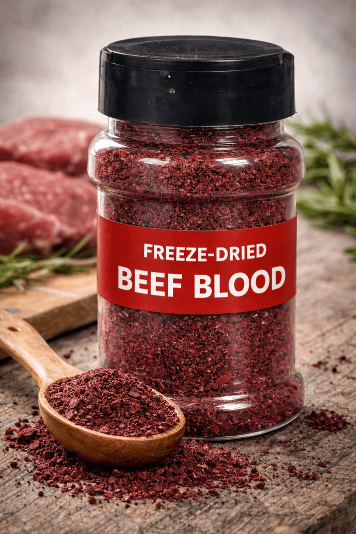 Private Label Beef Blood FD - Totally Raw